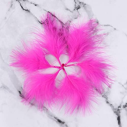 20 PCS Palhas de penas de peru naturais 8-12 cm/3-5 polegadas de marabou marabou penas de casamento de penas diy decoração de jóias