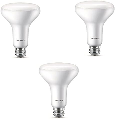 Philips LED 7.2W Dimmable Indoor BR30 FLUSH BULBA - 650 LUMENS - DIA - E26 Base média