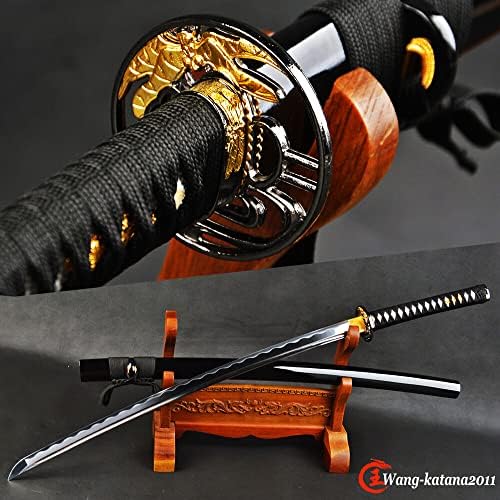 Dd espada dragão mosca katana 1095 aço de alto carbono japonês samurai nítido espada funcional