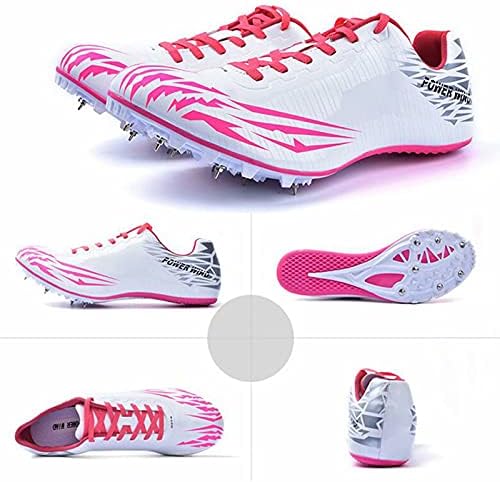 Jryⓡ Mulheres rastreiam Spike Running Sprint Shoes - Sapatos de atletismo Sapatos esportivos profissionais leves para meninos, meninas, mulheres, homens
