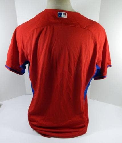2014-15 Philadelphia Phillies Blank Game emitiu Red Jersey St BP 48 DP46243 - Jerseys de jogo MLB usado