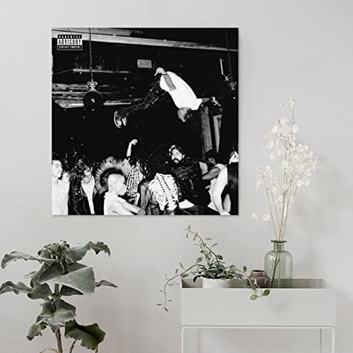 Arinal Playboi Carti Poster Die Lit Canvas Poster Wall Wall Decorativo Pintura da sala de estar Decoração do quarto Presente de