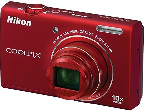 Nikon Coolpix S6200 Câmera digital de 16 MP com 10x Zoom óptico Nikkor Ed Lens de vidro e vídeo HD 720p