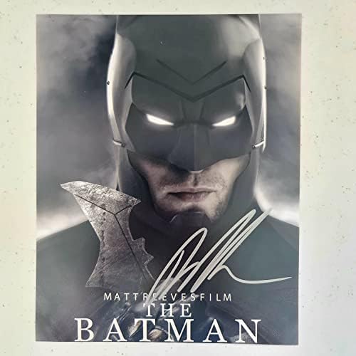 Robert Pattinson autografou 'The Batman' 8x10 Photo COA RP19734