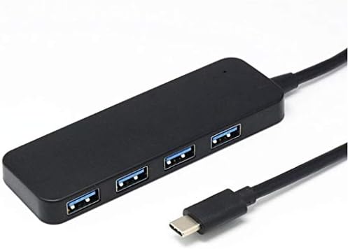 Adaptador YFQHDD 6 em 1 USB C para USB 3.0, USB-C Tipo C 3.0 Splitter USB C Hub, design