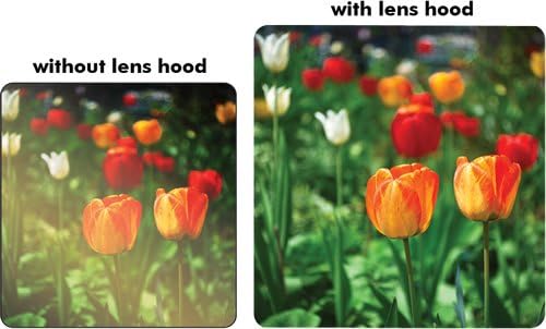 Capô da lente de tulipa dura de 67 mm para Nikon AF-S DX Nikkor 18-140mm f/3.5-5.6g Ed Lente VR, Nikon Af-S Nikkor 28mm f/1.8g Lente,