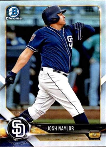 2018 Bowman Draft Chrome Refractor BDC-122 Josh Naylor RC Rookie San Diego Padres MLB Baseball Trading Card