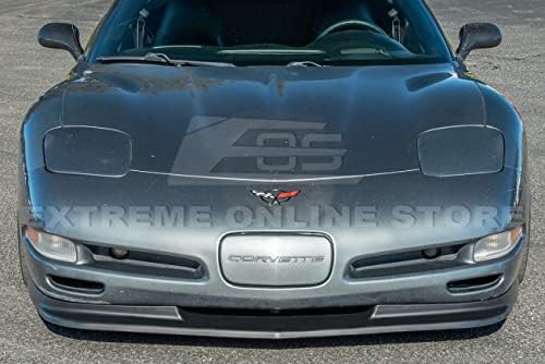 Substituição para 1997-2004 Chevrolet Corvette C5 Todos os modelos | Estilo de performance ABS PLÁSTICO - Broca de pára -choque dianteiro
