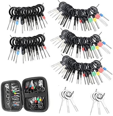 82pcs Kit de ferramenta de remoção de terminal, ferramenta de depinação Kit de ferramenta de remoção de pinos elétricos de conector