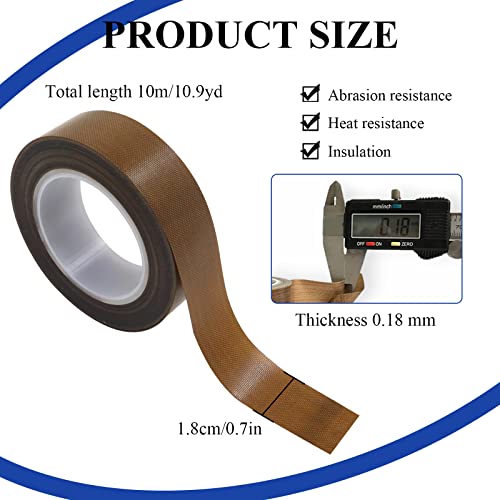 Fita de fibra de vidro revestida com fibra de fibra de ptfe Alta temperatura, isolamento PTFE Fita adesiva Tiras Teflon Tiras