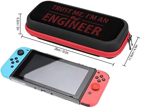 Confie em mim, eu sou um engenheiro de transporte para o Switch Lite portátil de armazenamento de viagem para jogos