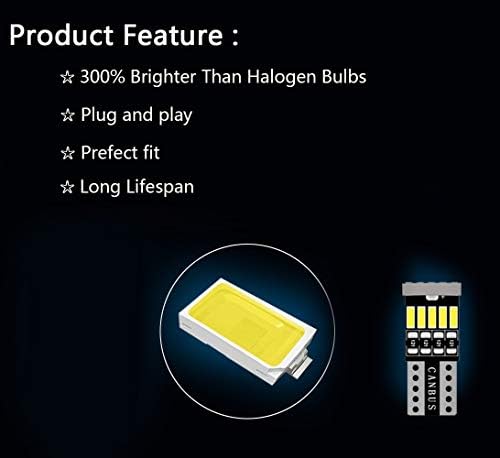 Kit de luzes LEDs interiores de 8pcs Super Bright LED Mapa Dome Bulbos para Ford Mustang 2015 2017 2018 2019 2020 2021