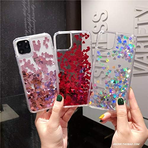 Topwin Glitter Liquid Bling Floation Case compatível com o iPhone 11 Pro Max 6.5 '' 2019, Sparkle Luxury Pretty Girls Crystal Clear