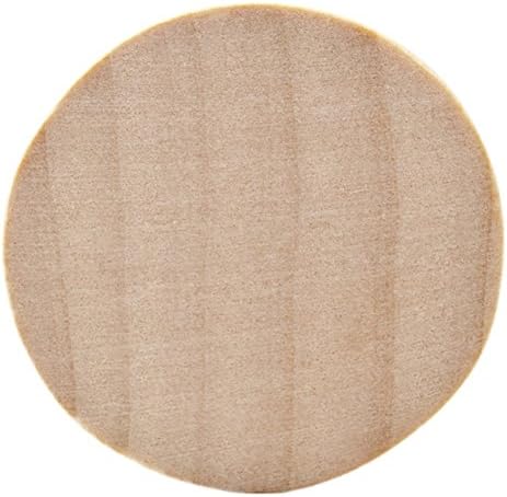 Recorte de círculo de madeira redondo inacabados naturais 3/4 polegadas - bolsa de 100