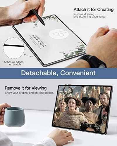 MOKO Removável e reutilizável Protetor de tela fosco para animais de estimação para Samsung Galaxy Tab S8 Ultra 14,6 2022 SM-X900/SM-X906, Filme de proteção contra-glare de entrada e fácil de gentile