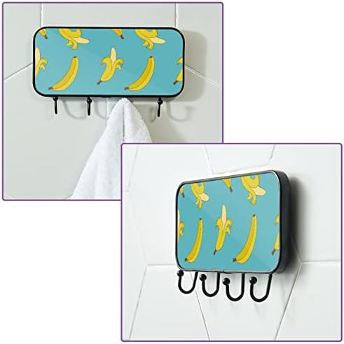 Ganchos adesivos ganchos de parede pesados ​​para pendurar, bananas, toalhas de banheiro ganchos de cozinha ganchos