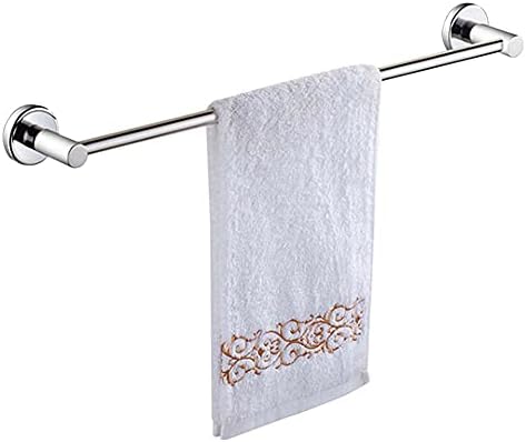 Toalha Toalha Rack de aço inoxidável Rack de toalhas autônoma de toalha sem perfuração sem perfuração Haste de haste única para banheiro-30cm