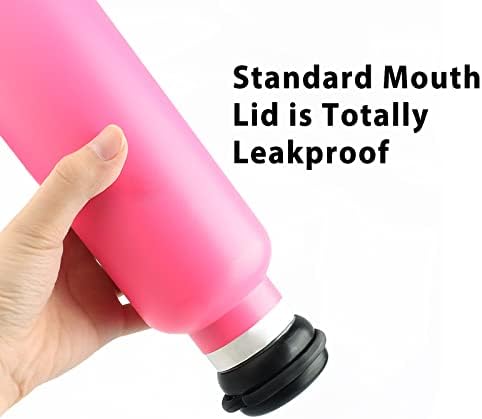 WishDirect Standard Mouth tampa compatível com o Flask Hydro 12, 18, 21, 24 oz, ASCUNTO MODERNO MOLENTE, FASCO DE FERRO - Design