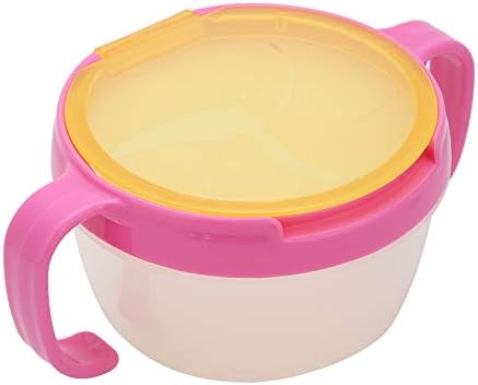 LAJS Dual Handle Candy Container, BPA Free Round Slack Container, meninas reutilizáveis ​​para crianças meninos crianças