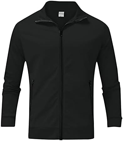 Esportes de moda masculina Conjunto de esportes casuais com zíper de coloração longa coloca de manga longa conjuntos de