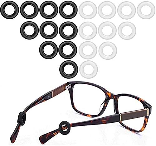 Molderp Glasses Ear Grip - EyeGlasses Retentor de manga de ponta do templo, óculos de conforto anti -deslizamento retentores para óculos de sol espetáculos lendo óculos, 12 pares