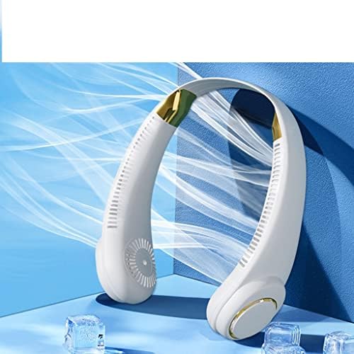 Luvadu ZCX Pessoal Fan fone de fone de ouvido Pessoal Design de três velocidades muda e USB recarregável para trabalhar, cozinhar, viajar, esportes fãs de vestir silenciosos