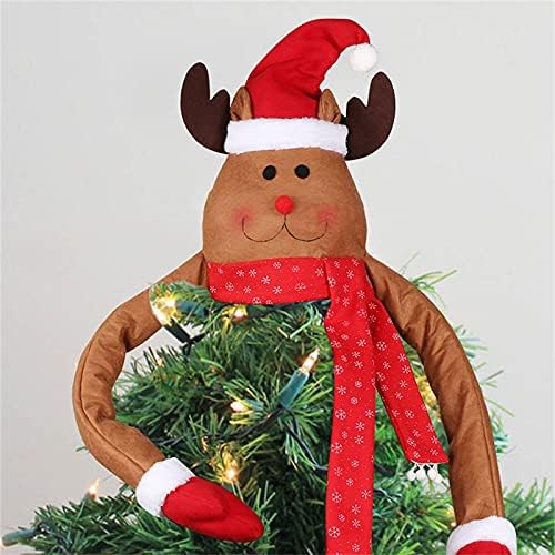 #3clllti grande árvore de Natal Chapéu de chapéu de Papai Noel Filtro de Decorações de Árvores de Natal da Árvore de Natal