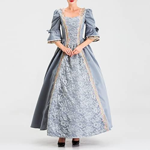 Vestido feminino rococo renaissance medieval 1800s vestido para mulheres vestido de baile vitoriano vestido gótico maxi princesa