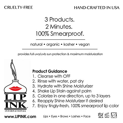 Lip Ink Liquid Lip Color Lipstick - Lava Red | Maquiagem natural e orgânica para mulheres pela Lip Ink International | orgânico, kosher e vegano