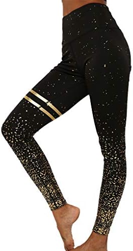 Ayheasfl Mulheres Leggings de ioga, controle de barriga de cintura alta, Leggings esportivos que executam calças -calças de treinamento de calças casuais