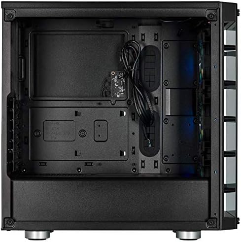 CORSAIR ICUE 465X RGB CASE ATX SMART ATX, Black