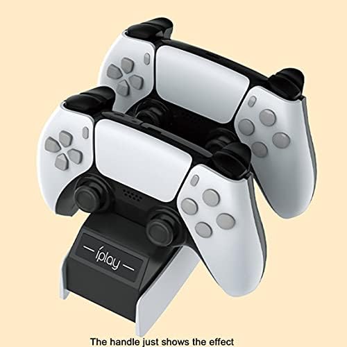Controlador de jogo Dual Charging Dock Controller Charging Base Portable Game Controller Charger para PS5