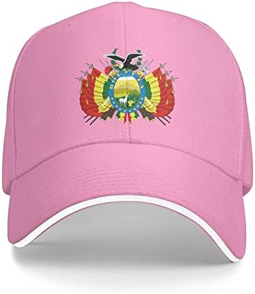 Escudo de Bolivia Sports Cap Hat for Men Women Black