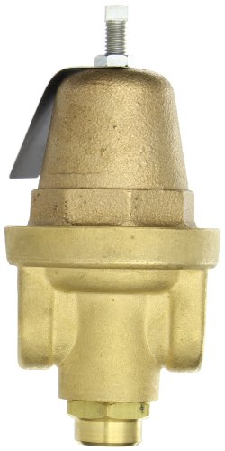 Válvula de caixa 8359-0060 Regulador de pressão de latão, 40 - 80 psi Faixa de pressão, fêmea de 1/2 NPT