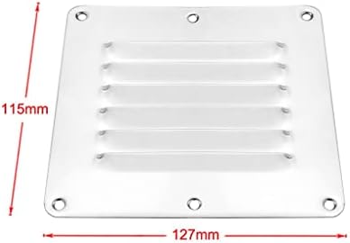 Fuikz Marine Boat Square Air Vent Louver Grille Tampa de escape ajustável para ventilação