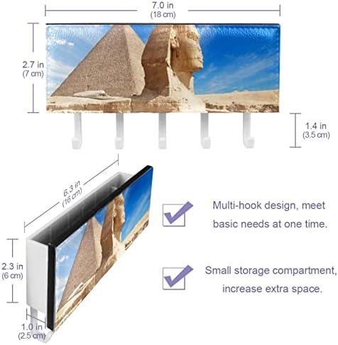 Ganchos de parede Guerotkr, ganchos pendurados, ganchos pegajosos para pendurar, Arte do Egito