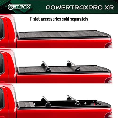 POWERTRAXPRO XR Campa de caminhão retrátil Tonneau Capa | T-90488 | Fits 2019 - 2023 Chevy/GMC Silverado/Sierra 1500 W/Carbon