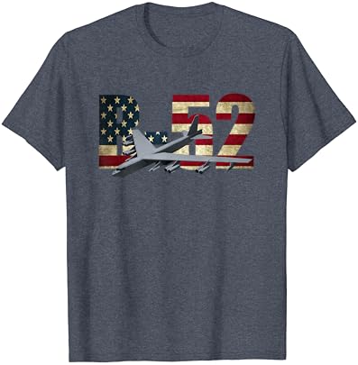 B-52 Stratofortress Bomber Tshirt Us American Flag T-Shirt