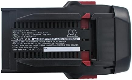 Bateria de substituição de Cameron Sino para Hilti Te6-A Li, Te6-A36, WSR36-A