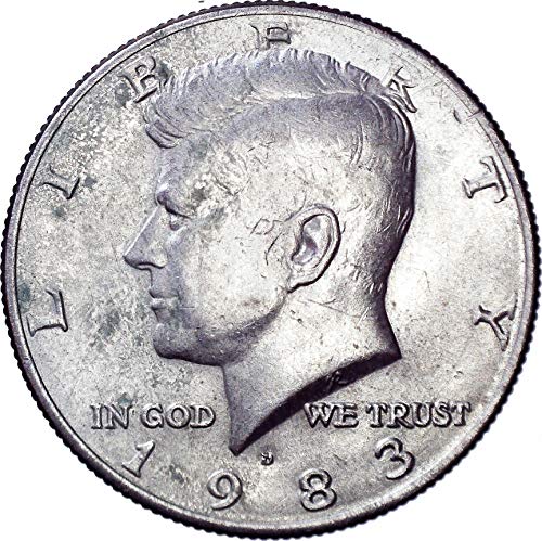 1983 D Kennedy Meio dólar 50c muito bom