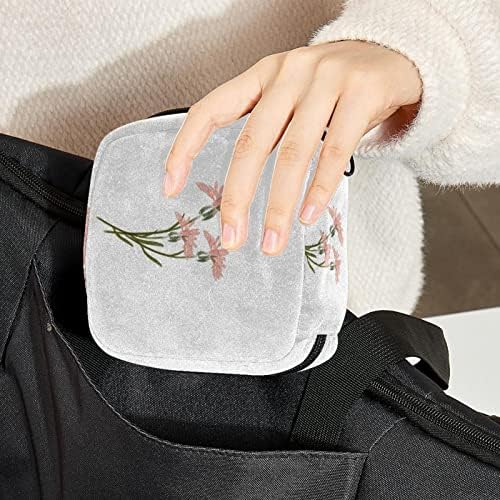 Bolsa de armazenamento de guardanapos sanitários de Oryuekan, bolsas de zíper menstrual reutilizável portátil, bolsa de armazenamento