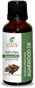 Óleo de Agarwood natural não diluído Frangance Oil de grau terapêutico Óleo essencial para aromaterapia 0,16 fl. oz