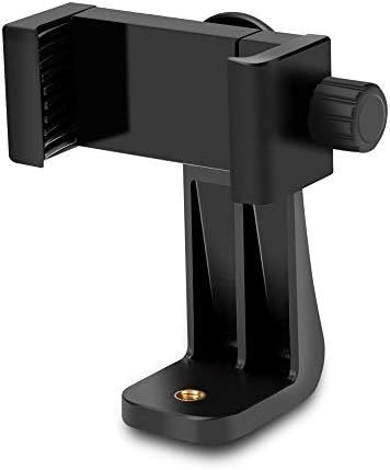 Montagem do tripé do telefone FotoPro com parafuso padrão de 1/4 de polegada 360 graus Adaptador de montagem do telefone celular universal rotativo para o tripé Monopod Selfie Stick Câmera