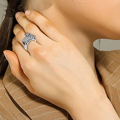 2023 Novo diamante, seja empilhado moda anel criativo anel desgaste do dia de luxo rosa feminina rosa rosa -rosa -kle diamante