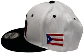 PR 3D Bordbill bordado tampa de snapback com bandeira de Porto Rico