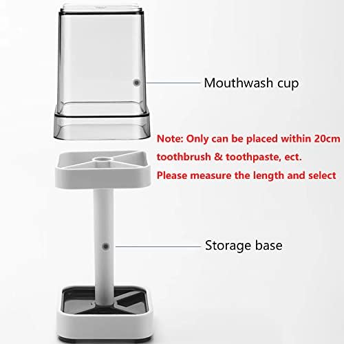O dentes da escova com copo/tampa contém 3 slots, compatíveis com escovas de dentes convencionais, podem armazenar pasta de