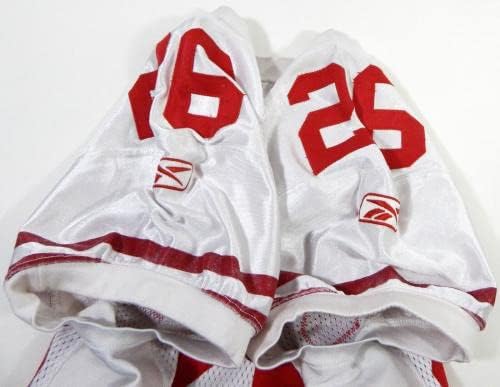 2011 San Francisco 49ers Tramaine Brock #26 Game usou White Jersey 42 DP28541 - Jerseys de jogo NFL não assinado usada