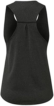 Tops Tops for Women Racerback Racerback Racerback Camisas de ioga Tampas esportivas sem costas