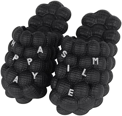 Slipers de chapas de massagem slides de bolha para homens homens, lâminas de alívio de alívio de estresse de nuvem suave ehsnem,