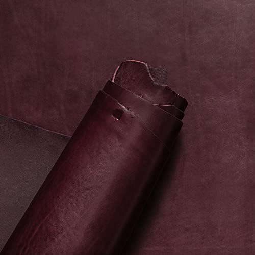 Buckleguy.com Wickett & Craig Inglês Bridle Leather, berinjela, 55 a 60 de comprimento, 8-10oz e 10-12oz